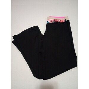 Lululemon Black Wide Flare Leg High Rise Astro Yoga Pants Womens 8